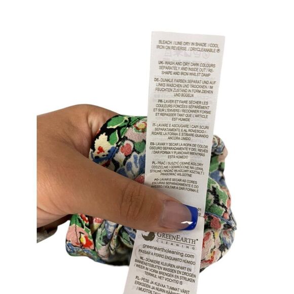 Boden Womens Midi Tea Dress UK 12L US 8L tall Multicolor Floral Vneck D0295 NWT - Picture 7 of 11